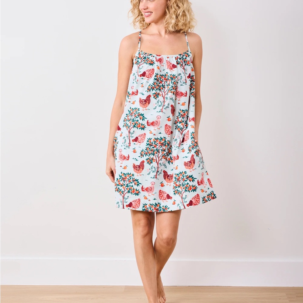 Printfresh cami nightgown Hen House 3X